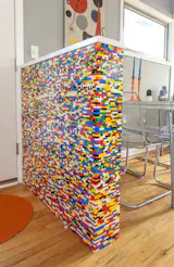 A fun family project, conversational piece and entry wall.