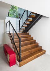 Staircase, Metal Railing, and Wood Tread  Photo 17 of 21 in Siga House by Robert Hintz