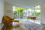 Office, Study Room Type, Desk, Chair, and Medium Hardwood Floor  Photo 10 of 27 in Lookout House by Robert Hintz