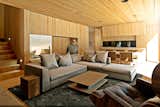 Open living space with a lounge and kitchen.