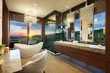 Bath Room, Ceiling Lighting, Quartzite Counter, Accent Lighting, Undermount Sink, Recessed Lighting, Pendant Lighting, and Freestanding Tub  Photo 15 of 15 in Hale Akoakoa by Eerkes Architects