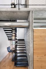 Staircase, Metal Tread, and Metal Railing  Photo 1 of 43 in the house by the dunes by Neuman Hayner