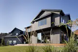 Exterior facade with indoor/outdoor connections