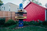 The duplex's backyard is transformed into a McDonald's PlayPlace straight out of the '80s by the presence of Officer Big Mac.