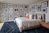 The master bedroom, with its photography-laden walls, feels like a petite art gallery. 