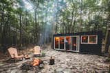 For an unconventional immersion into nature, look no further than this compact 20-foot shipping container-turned cabin in Saugerties. Set against a backdrop of mountains, it’s designed to engage with the outdoors, what with the hammock, nostalgic horseshoe pit, and yoga platform. There’s only a sofa bed, a cooler instead of a full-on fridge, and a foot pump to generate water in the slate sink, but a writing desk, record player, Swedish wood-burning stove, and pine-paneled bathroom—albeit housed in a separate building 40 feet away—all give it a luxe sheen.  Guests seeking more space should scope out the 40-foot sibling container on the opposite side of the property. &nbsp;&nbsp;