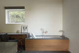 Teak Bath with Lift.   Custom Woodwork by Rowan
