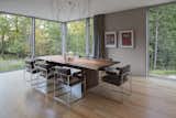 Dining Room, Accent Lighting, and Light Hardwood Floor Dining Room  Photo 12 of 20 in Ravine House by Wheeler Kearns Architects