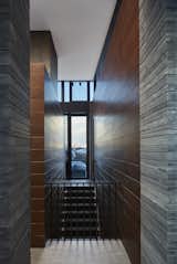 View looking North overlooking stairs to the lower level