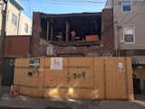 Removing the front facade