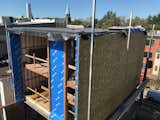 Exterior insulation with pro loft and z clips to hold cement siding