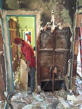 It was a dirty job to demo this place