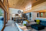 Living Room, Recessed Lighting, Concrete Floor, Sofa, Pendant Lighting, and Ceiling Lighting  Photo 2 of 10 in Kawartha Lakes Cottage by Sustain Design Architects Inc.