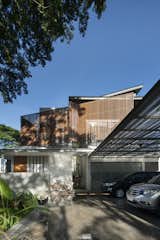 front facade & wood sunscreen