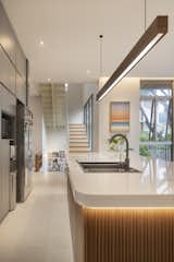 kitchen and staircase