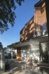 front facade, entrance area