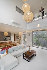 living area, double volume space