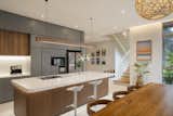 main kitchen and island counter