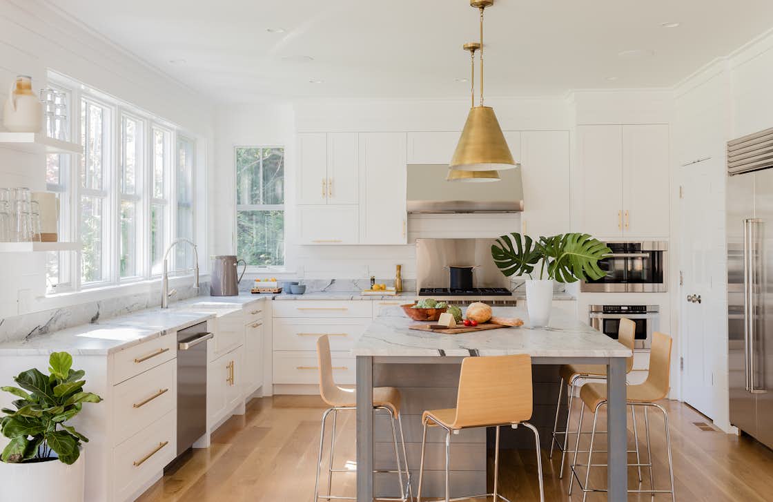 Photo 2 of 6 in Top 5 Homes of the Week With Sparkling White Kitchens