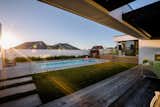 Outdoor entertaining area connected to the pool.  Louvretech roofing for all year round enjoyment.
