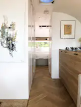 Rice painting and hallway