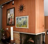 Living room fireplace. Painting by Adam Grant.