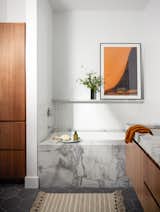 Bath Room and Marble Counter  Photo 9 of 18 in Parkway Condo by Casework Interior Design