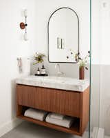 Bath Room and Wall Mount Sink  Photo 13 of 18 in Parkway Condo by Casework Interior Design