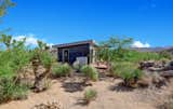 The guest house is unassuming and built into the natural landscape.... its just enough. 