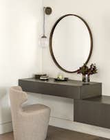Primary Bedroom - vanity table with touch latch drawer front