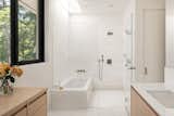 Primary Bathroom Wet Room shower and tub enclosure