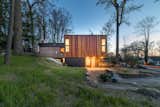 Exterior side twilight