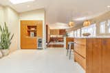 natural light fills the renovated kitchen