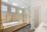 Bath Room, Engineered Quartz Counter, Enclosed Shower, Undermount Sink, Ceiling Lighting, Drop In Tub, and Slate Floor  Photo 15 of 35 in The Banyan Beach House Asks a Breezy $3.6 Million by Premier Sotheby's International Realty