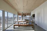 Tremblant ski chalet living space looking west