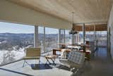 Tremblant ski chalet living space looking west