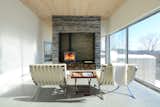 Tremblant ski chalet fireplace