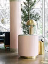 Brass and millennial pink accents give Willmott's Ghost the trendsetting treatment.