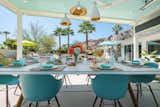 Dining table with seating for 8-12