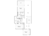 Single level floorplan with spaces to gather when you want and privacy when you don't. 