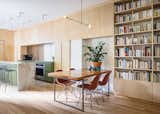 Chairs : Eames / Stools : Pedrali Nolita / Oven & Stove : KitchenAid / Pendant light : Lambert et fils / Lighting on track : Juno / Cylinder lighting : Progress lighting / Cabinetry : custom design by La Firme