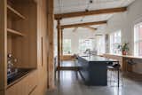 Ceiling lighting : Systemalux / Pendant lighting : Lambert & fils / Granit countertops : Stone age / Stainless counter top : Solufab / Cabinetry : Atelier 13 - custom design by La Firme / Stools : Lattitude Nord