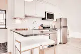 A small but mighty kitchen in a studio loft - Denver, CO. 