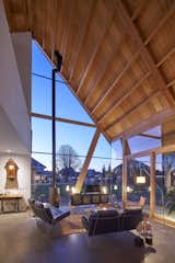 Soaring ceiling heights and dramatic glass walls bring the outdoors in.