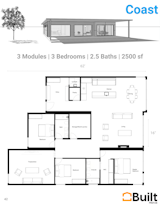 Built Prefab Modular Homes - Coast Model - 3 Bedrooms, 2.5 Baths, 2500 sf

www.builtprefab.com