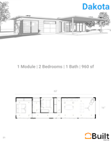Built Prefab Modular Homes - Dakota Model - 2 Bedrooms, 1 Bath, 960 sf

www.builtprefab.com