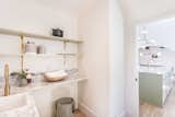 Off the kitchen is a functional and stunning laundry room area