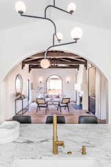 Lighting fixtures seem to dance in the air