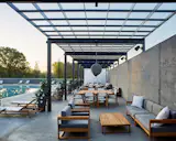 Renowned architect Keith Summerour’s latest design can be seen at Pinewood Forest, the new urbanist community for storytellers and creatives located steps from Pinewood Atlanta Film Studios. 

Solea, Latin for horseshoe, is inspired by the Weir on the River Avon in Bath, England. With classic Greco-Roman architecture, our pool is designed to create the illusion of a river overflowing its banks in an Old World European village. 
