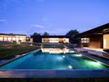 Main house, looking at north wing, with pool in foreground 